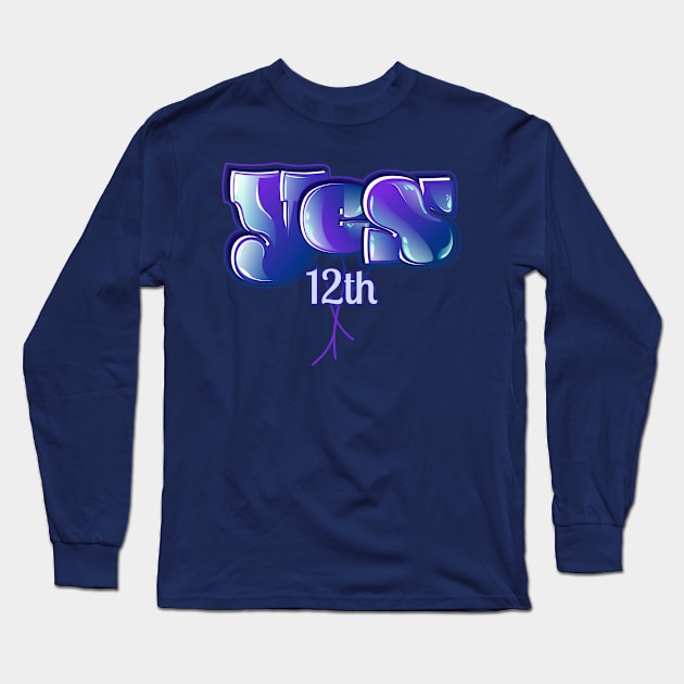 Yes 12th Long Sleeve T-Shirt by vectorhelowpal